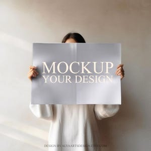 Folded Wedding Newspaper Mockup – Editable Large Newspaper PSD Template, Magazine & Journal Mock-Up, Realistic Newspaper Design for Weddings