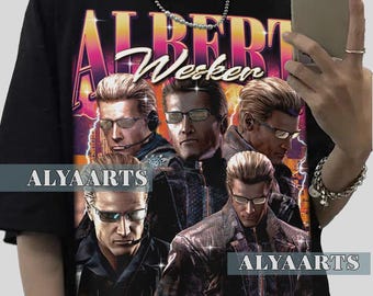 限定版 アルバート・ウェスカー バイオハザード ヴィンテージTシャツ