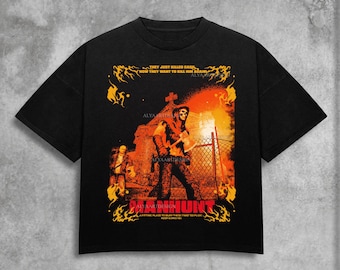 T-shirt vintage Manhunt PS2 : T-shirt de jeu d'horreur de l'an 2000 - Grunge Streetwear