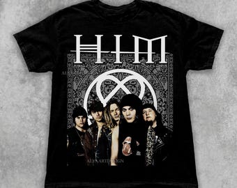 HIM Band T-shirt, Men's and Women's Sizes (MSC-85551) - Etsy