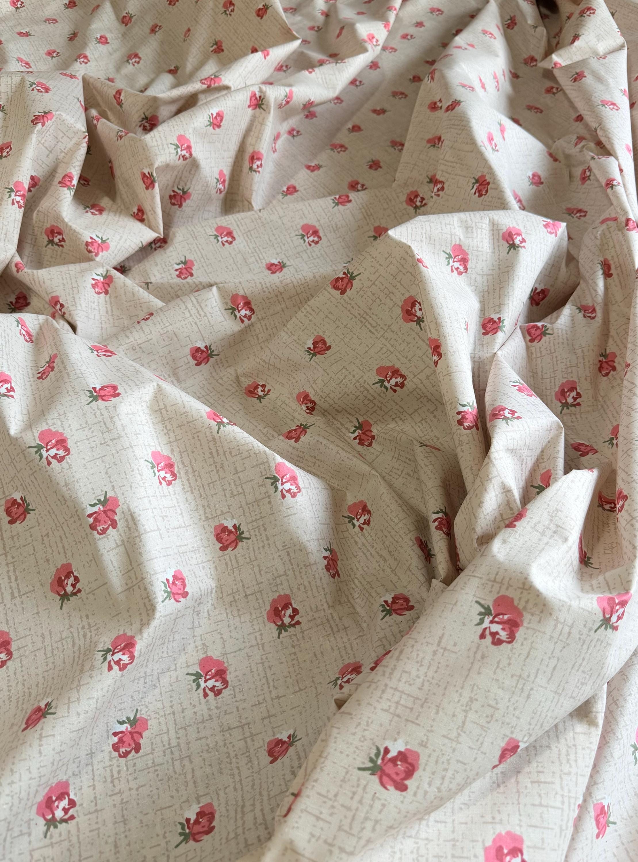Pink Roses Sheets Pure Cotton Queen Size Bedsheet Set – Floral Pink Rose Print | 4-piece ...