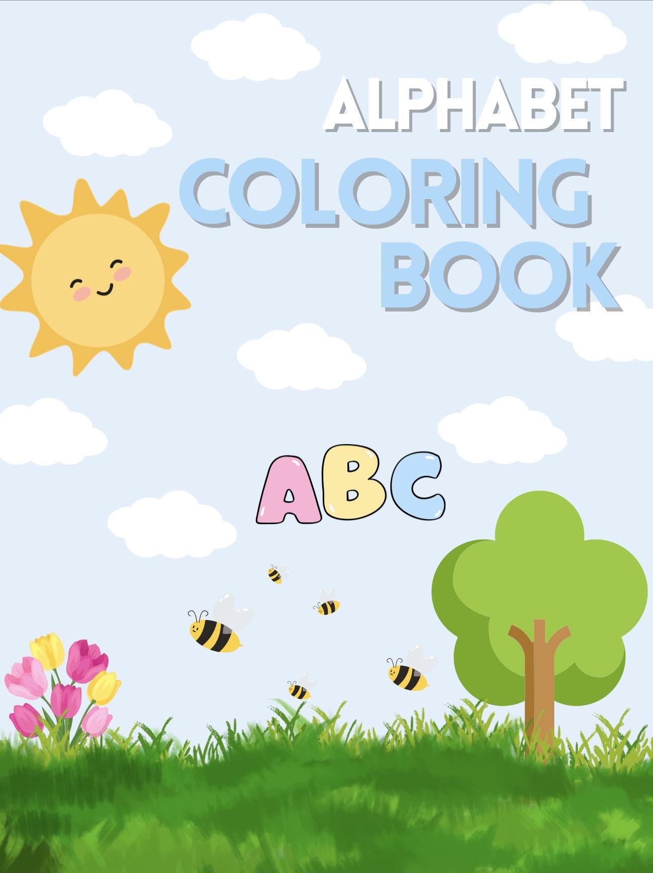 Toddler/ Preschool Alphabet Coloring Pages - Etsy