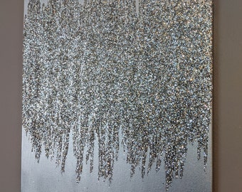 Glitter Wall Art Etsy