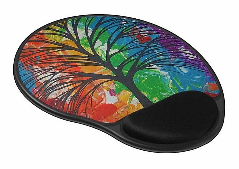 Mousepad Mouse Pad Fine Art Painting 'Colorful Life' Etsy