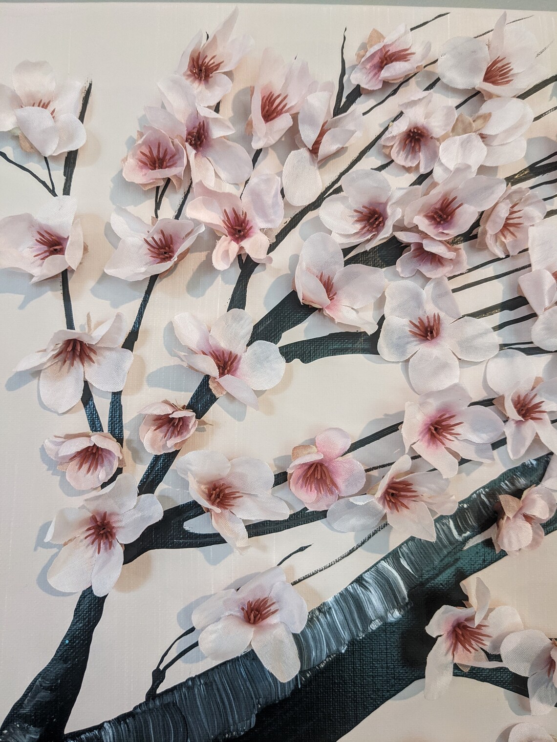 Cherry Blossoms Wall Art Flower Art Cherry Blossoms Art - Etsy