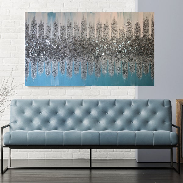 Turquoise Wall Art Etsy