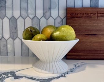 Modern 3D Printed Fruit Bowl – Sculptural Kitchen Centerpiece