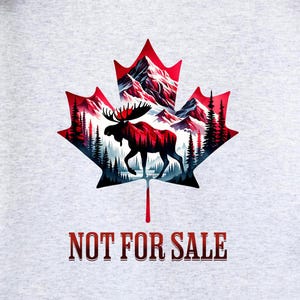 Canadá DTF, Png Canadá não está à venda, cotovelos para cima, camisa com bandeira do Canadá, antitarifa, lembrança do Canadá, folha de bordo canadense, camisa presente do Canadá
