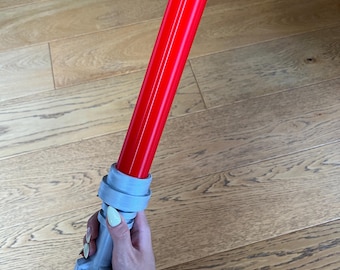Full-Size LEGO Lightsaber – 3D Printed Replica in Red, Blue, or Green | Collectible Display Prop