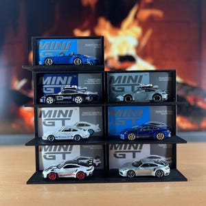 Digital File - Magnetic Stand 1/64 Mini GT, Hot Wheels, Matchbox & Diecast Car Compatible Display Stand, Toy Car Storage, Organizer Garage