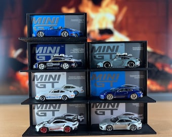 Digital File - Magnetic Stand 1/64 Mini GT, Hot Wheels, Matchbox & Diecast Car Compatible Display Stand, Toy Car Storage, Organizer Garage