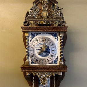 antique gorgeous wall clock