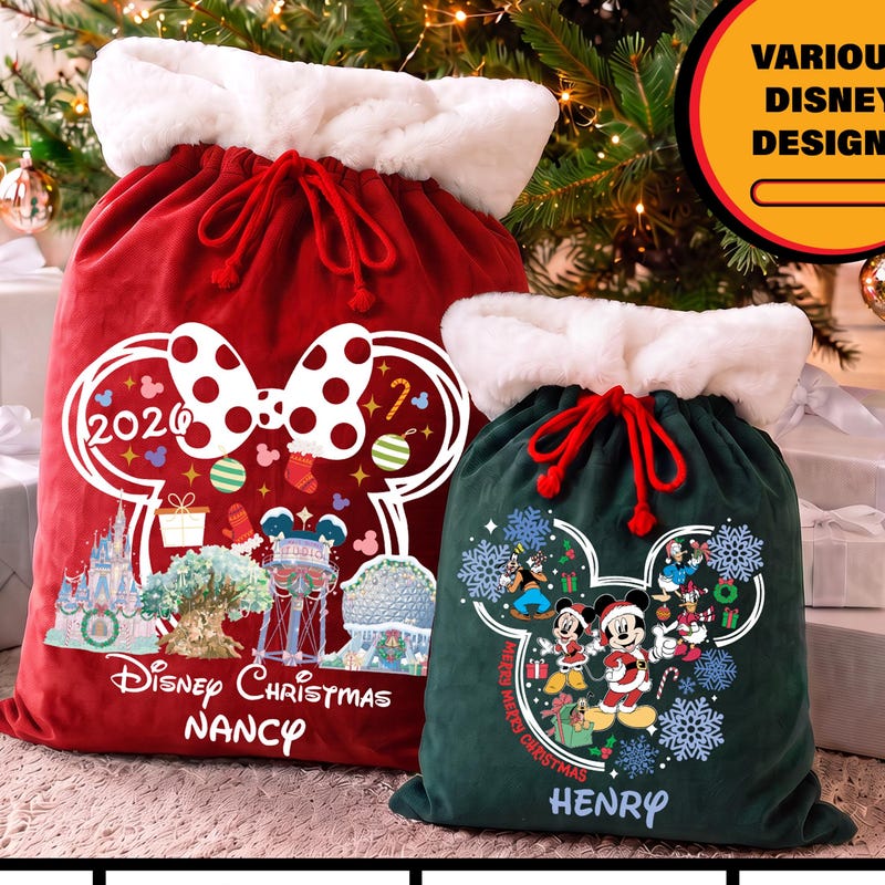 Matching Sacks and Stocking - Etsy