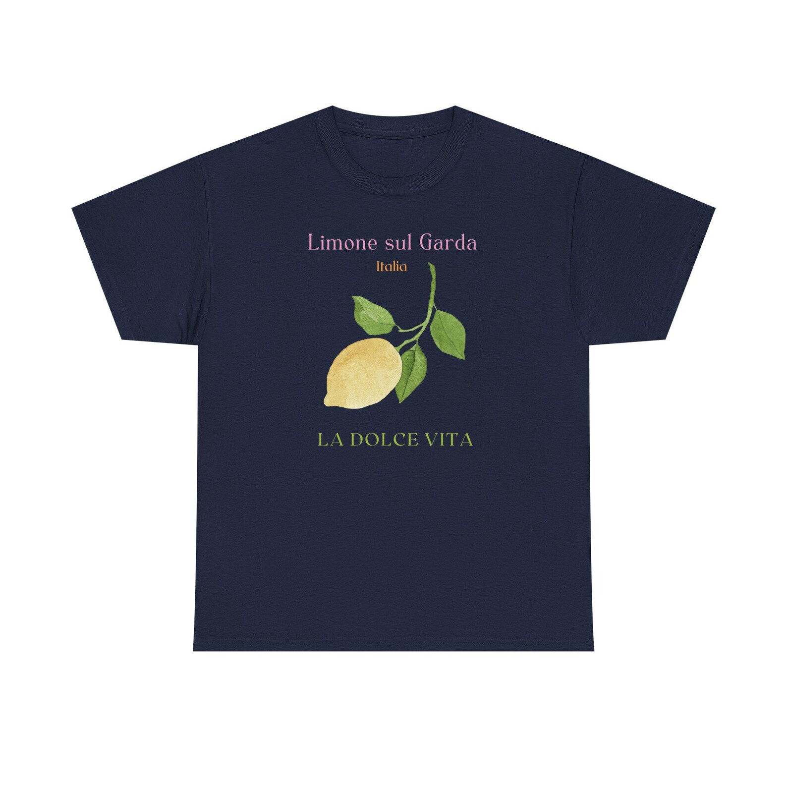 Limone Sul Garda, Lemon Aesthetic Unisex Tee, 