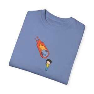 Camiseta de asteroide, camiseta gráfica divertida, camiseta de asteroide que se dirige hacia la Tierra en 2032, camiseta de dibujos animados caprichosos, regalo único para cumpleaños, meteoro