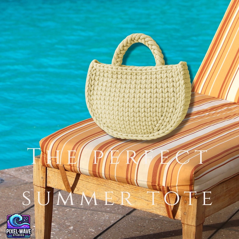 CROCHET Bag Pattern Half Moon – Nuba Bag PDF – Chunky Yarn Purse for ...