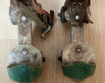 Vintage Kids Nickel Plated Roller Skates
