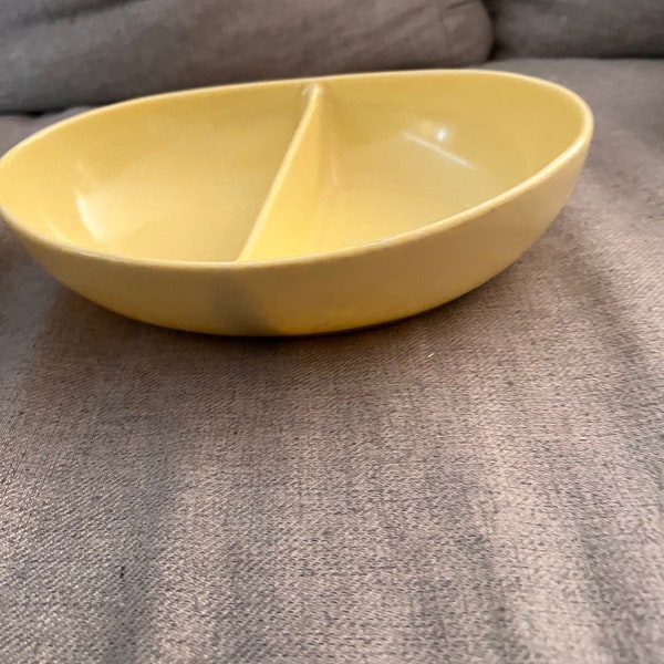Plat De Service Vintage Divisé En Verre - Modèle Ref 522
