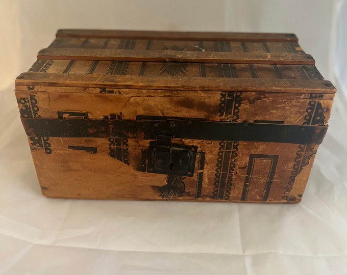 Antique Doll Trunk From 1900s Etsy