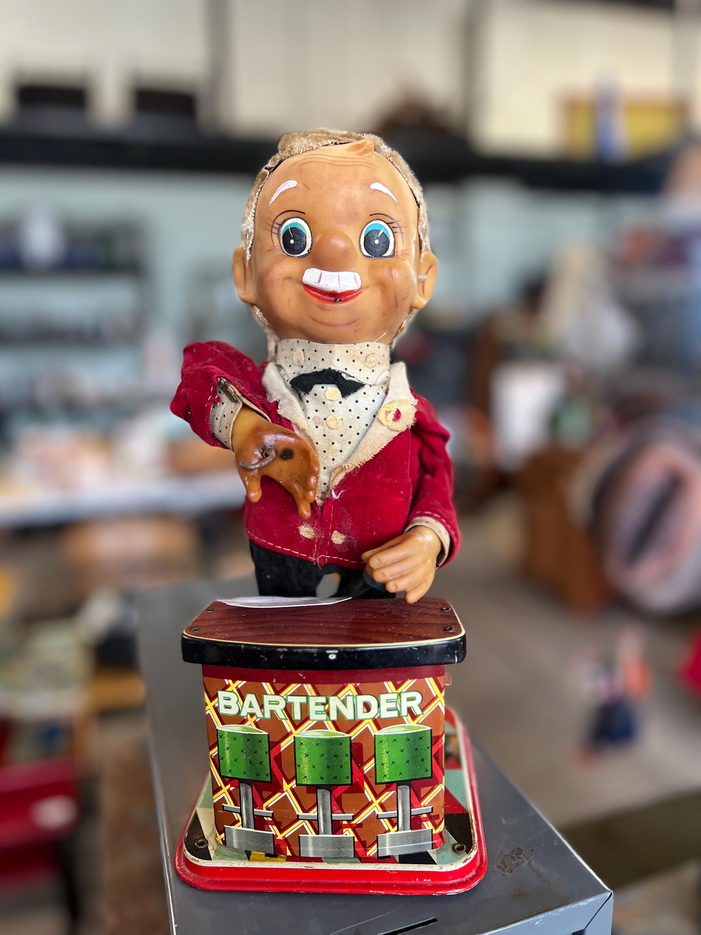 Vintage Bartender Toy - Etsy