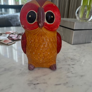 VIntage Owl Piggy Bank