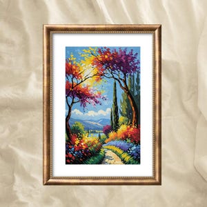 Landscape PRINTABLE Wall Art | Landscape Print | Painting | Digital Download House Decor Gift Wall Hanging Home Decor Housewarming Gift