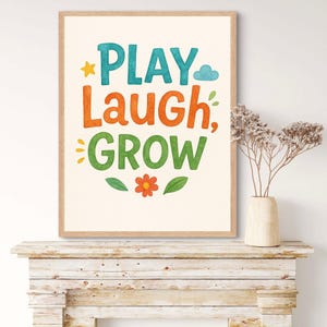 Kids Room Decor Poster Therapy Office Decor DBT Poster Boho Classroom Growth Mindset Mental Health Poster School Counselor Power of Now