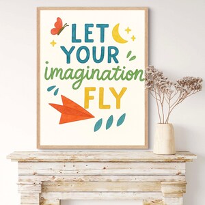 Kids Room Decor Poster Therapy Office Decor DBT Poster Boho Classroom Growth Mindset Mental Health Poster School Counselor Power of Now