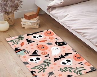 Halloween Rug | Horror Rug | Pumpkin Rug | Halloween Gifts Rug | Scary Rug | Halloween Gift Rug | Halloween Pattern Rug | Living Room Rug