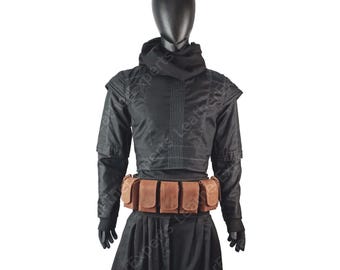 Boba Fett Cosplay Flight Suit  - Star Wars Mandalorian Costume with Belt Inspired By The Book Of Boba Fett