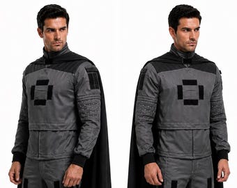 Mandalorian Din Djarin Cosplay Flight Suit , Grey Bounty Hunter Costume , Star Wars Beskar Armor Undersuit
