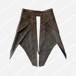 Inspired by star wars Book of boba fett the Mandaorian Leather kama.