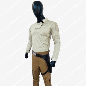 Cal kestis Inspired by Jedi survivor Complete costume | Star Wars Shirt Pant and Holster Belt | Comic Con & Halloween Cosplay Costume