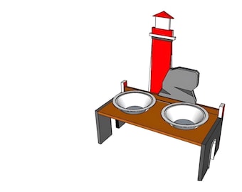 Dog Bowl Stand DIY, Simple Easy Woodworking Plans For Your Pets, Building Guide