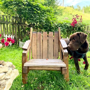Gartenstuhl - Digitale Baupläne, Outdoor Terrassenmöbel, DIY, Holzbearbeitungspläne