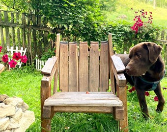 Garden Chair - Digital Build Plans, Outdoor Patio Furniture, DIY, Woodworking Plans