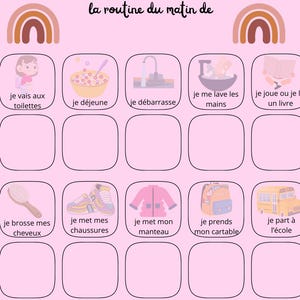 morning and evening routine printable pdf