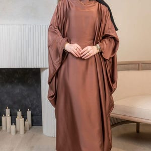 cotton linen butterfly abaya dress product info and reviews Linen Butterfly Abaya Kayra the Label