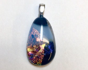 Valeria Fused Glass Dichroic Pendant