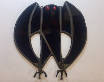 Mothman Stained Glass Sun Catcher