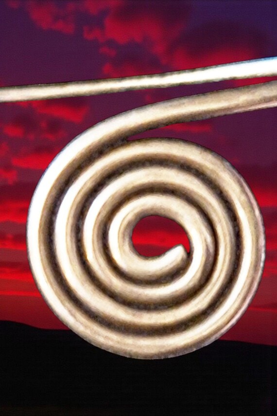 SOLID STERLING SILVER! Upper Arm Bicep Spiral Bel… - image 12