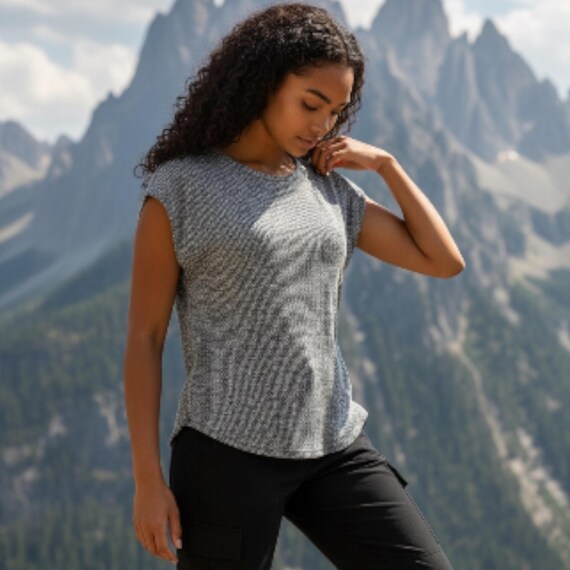 RARE! Rag and Bone Highland Drape Open Back Grey … - image 2