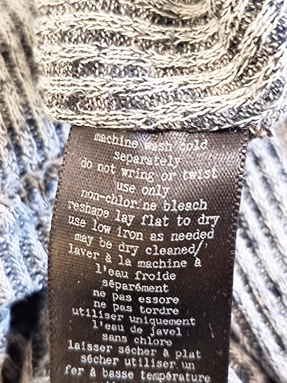 RARE! Rag and Bone Highland Drape Open Back Grey … - image 9