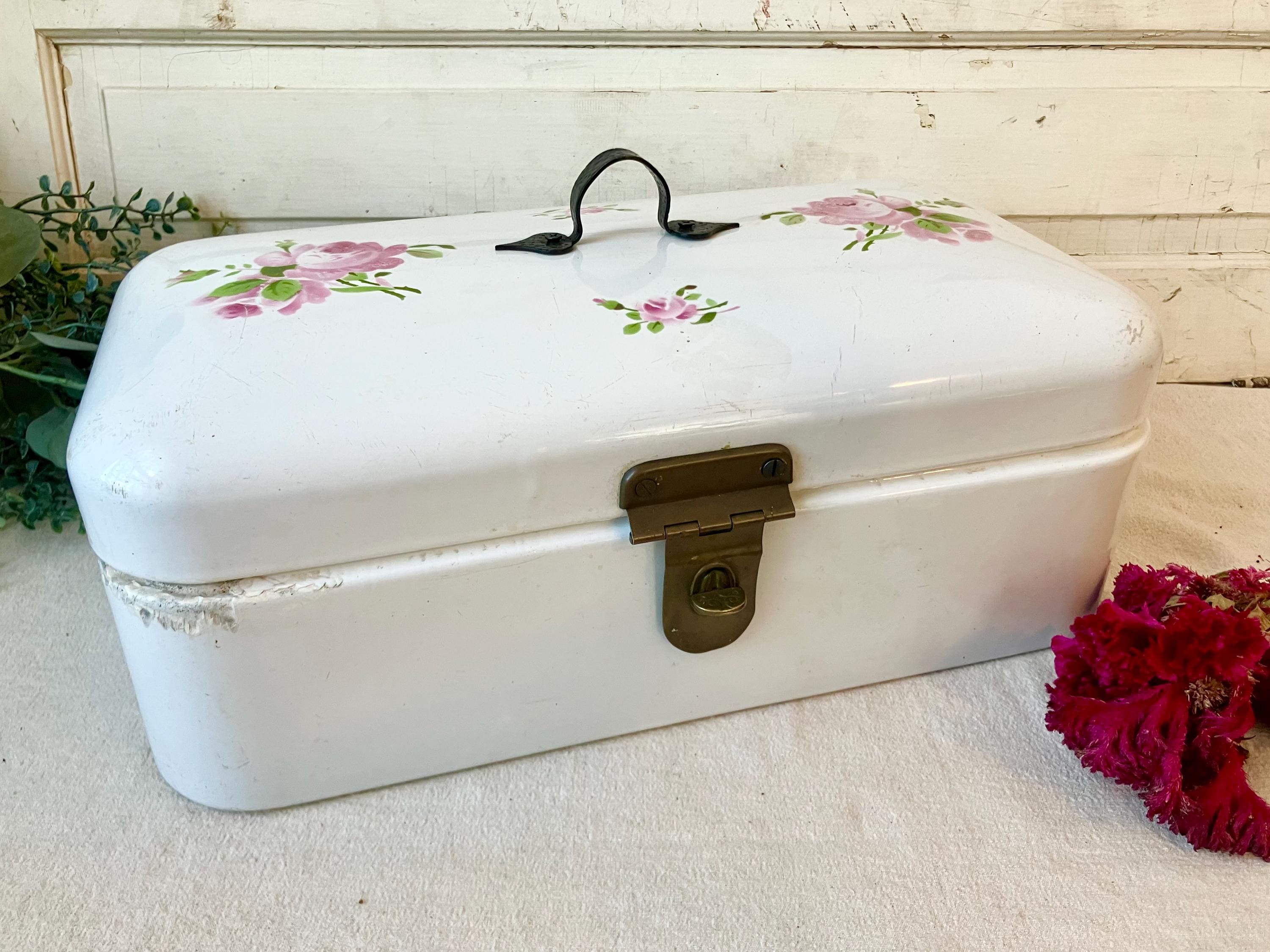 Enamel Bread Box - Etsy