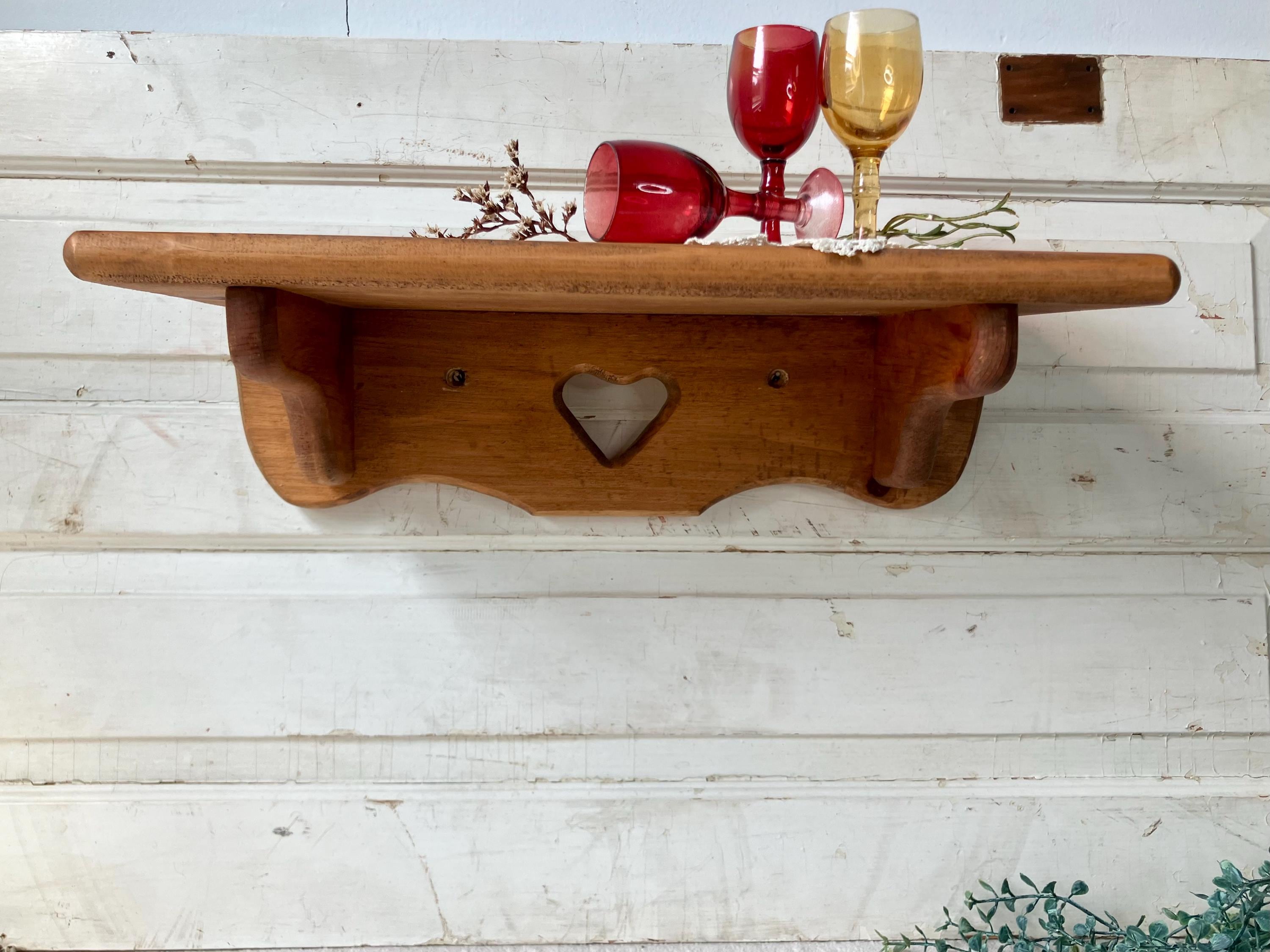 Vintage Heart Knick Knack Shelf - Etsy