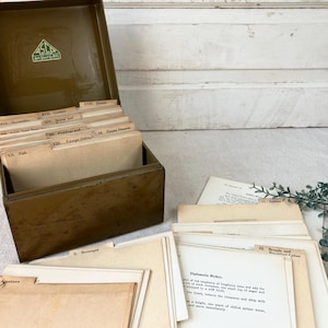 Asco File Box - Etsy