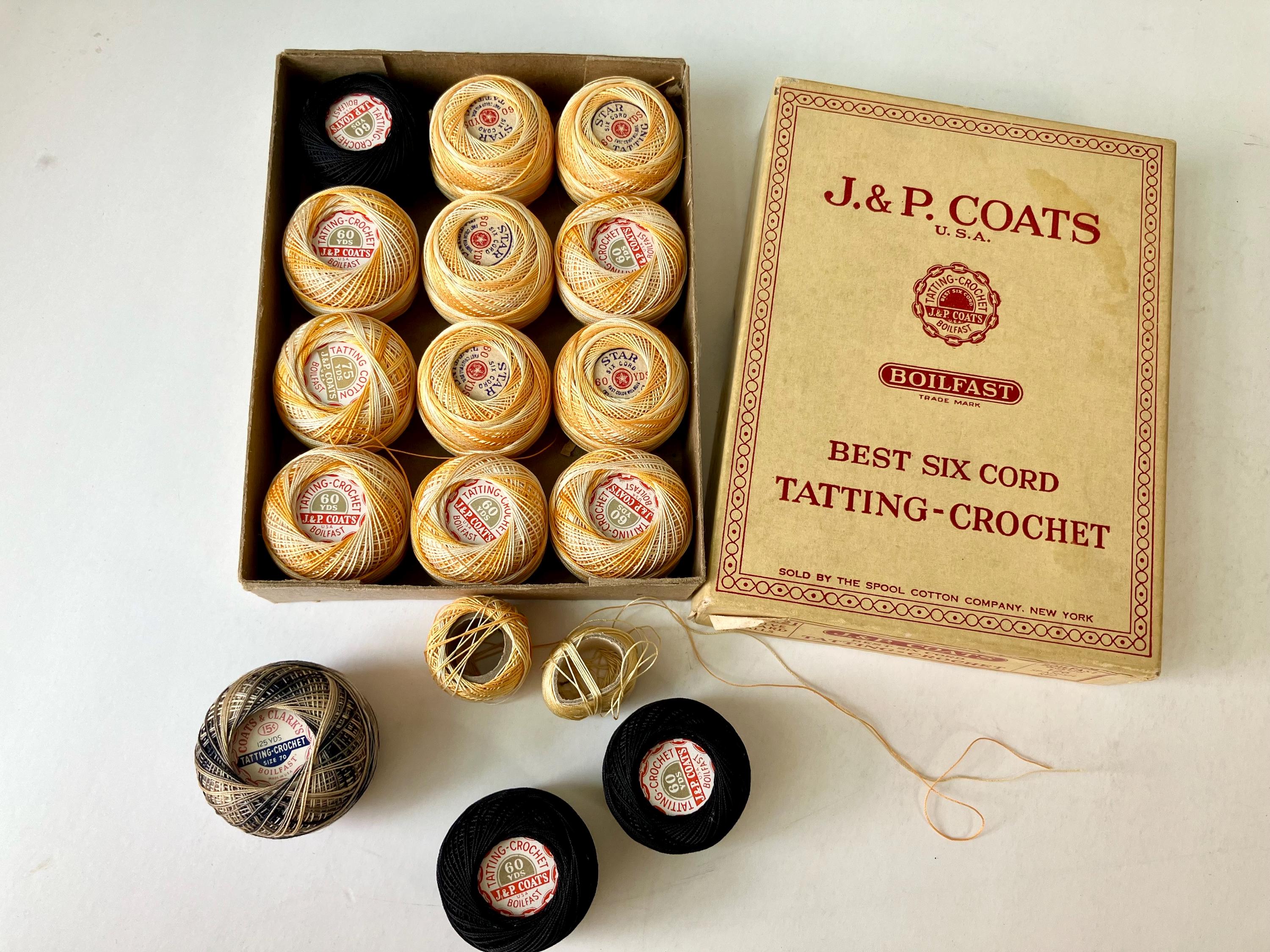 J P Coats Thread Box - Etsy