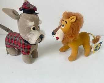 Choice 1 Dream Pet Toy Tam O’ Shanter Tartan Dandy Lion R Dakin Stuffed Animal Figure Vintage Collectible Unusual