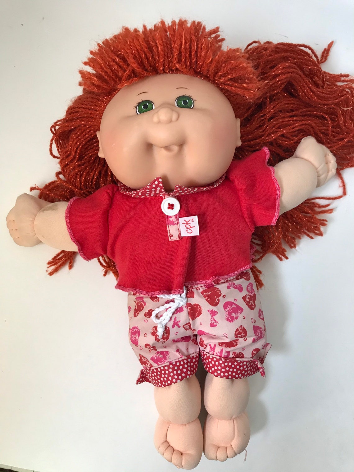 Red Head Cabbage Patch Doll Mattel First Edition Lots of Hair Etsy