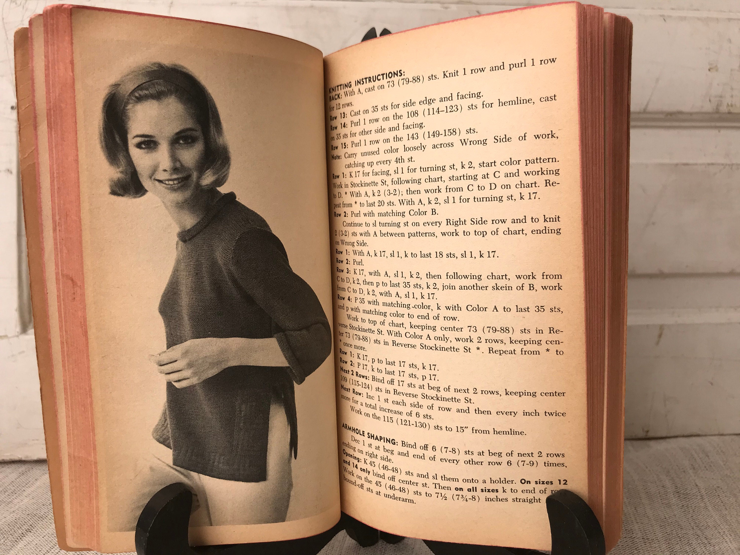 Pap Pulr Sex Videos - 1965 Complete Book of Knitting and Crocheting Pocket Books Inc - Etsy Canada
